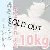 濃厚な味わいの仁多米 森原さんちのコシヒカリ 10kg(６年産米）【送料込み】　
