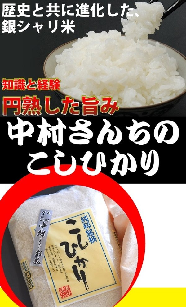 画像2: 深みのある味わい米 中村さんちのコシヒカリ 10kg(５年産米)【送料込み】