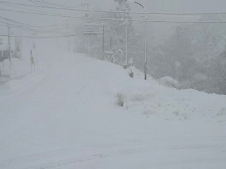 米処・奥出雲町にもやっと本格的な雪が！